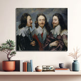 Anthony Van Dyck Triple portrait of Charles I 1635 – Reproduction