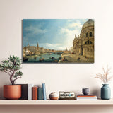 Canaletto Venice The Grand Canal With Santa Maria Della Salute Towards The Bacino – Reproduction