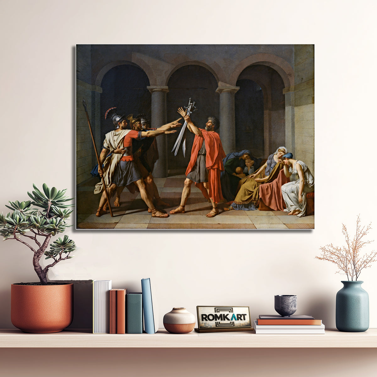 Jacques-louis David Oath Of The Horatii 1786 – Reproduction