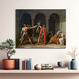 Jacques-louis David Oath Of The Horatii 1786 – Reproduction