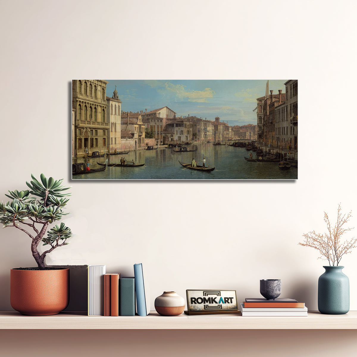 Canaletto The Grand Canal In Venice From Palazzo Flangini To Campo San Marcuola – Reproduction