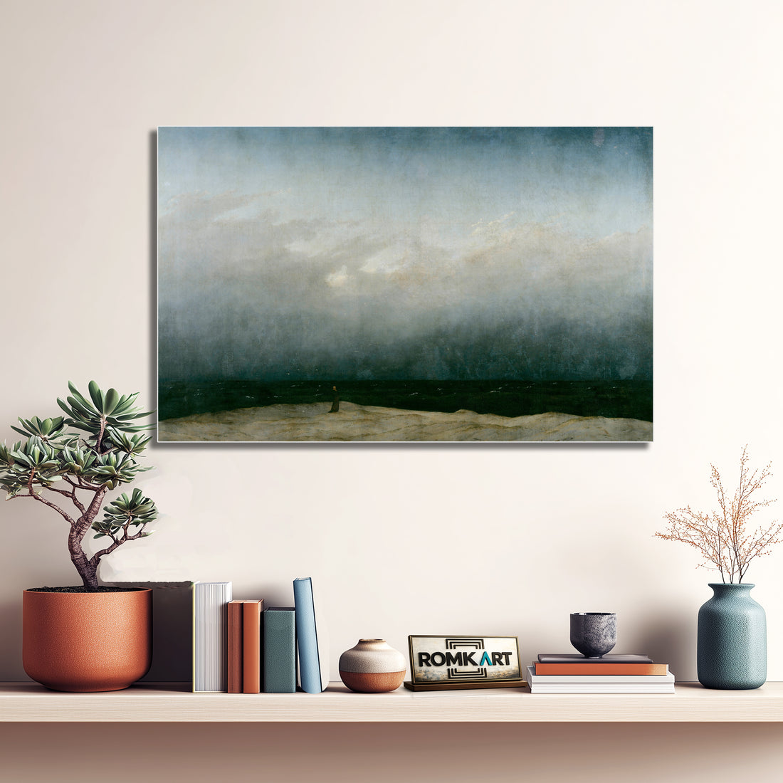 Caspar David Friedrich The Monk By The Sea 1808-1810 – Reproduction