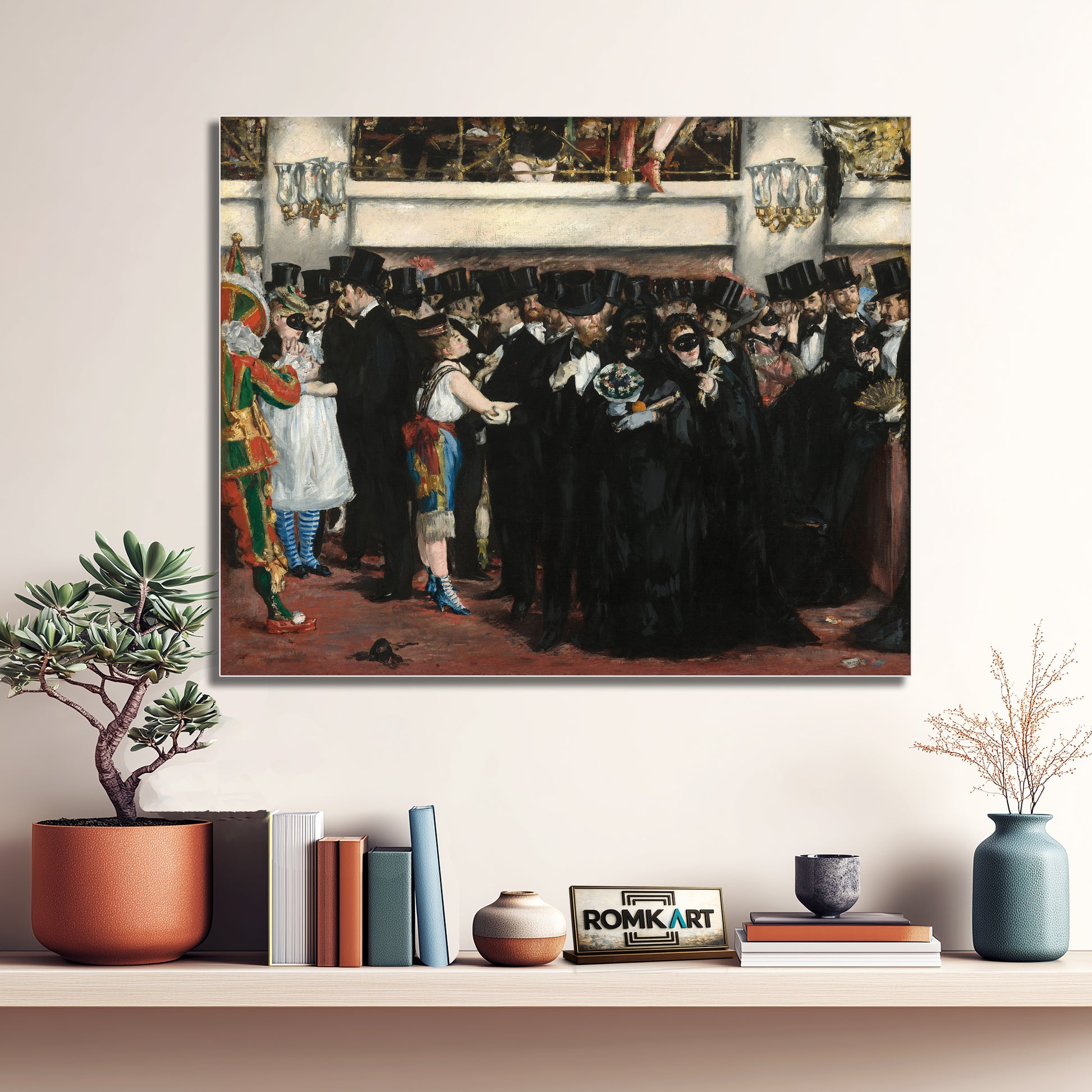Edouard Manet Masked Ball At The Opera 1873 – Reproduction