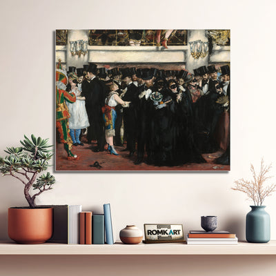 Edouard Manet Masked Ball At The Opera 1873 – Reproduction