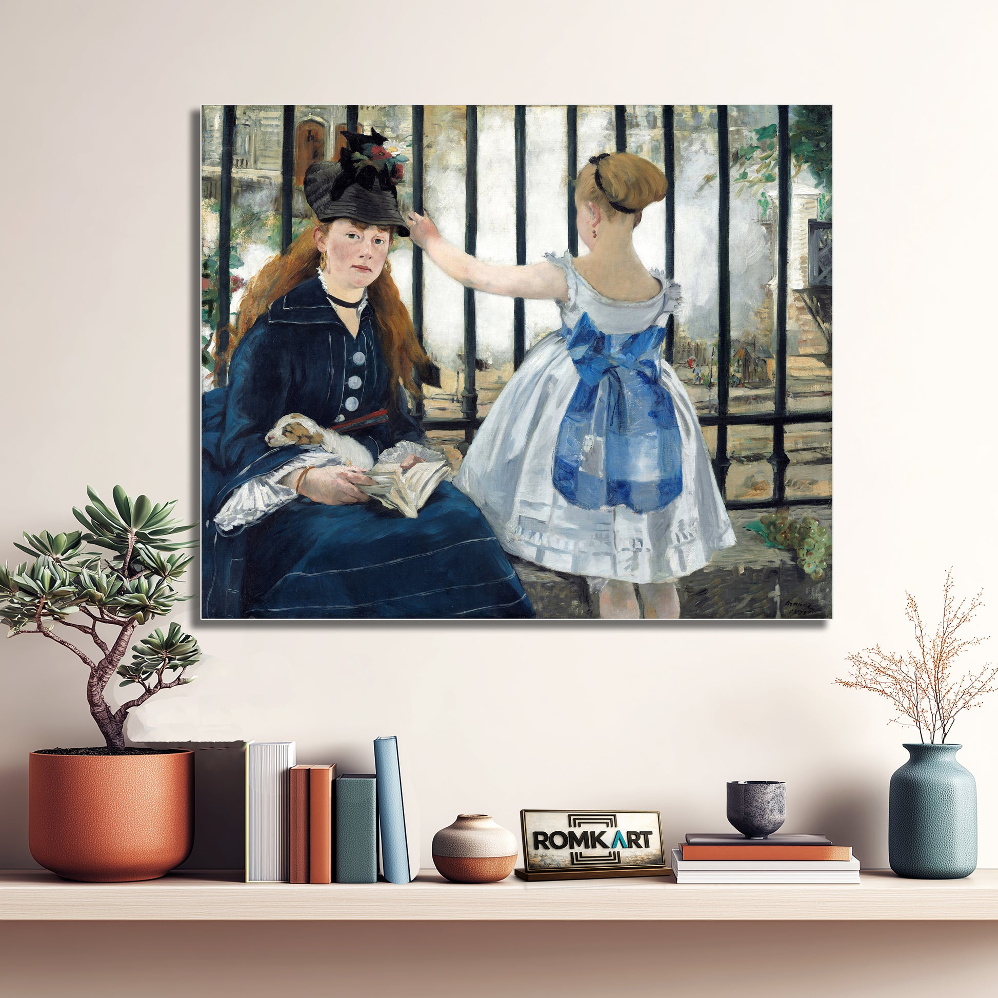 Edouard Manet Le Chemin De Fer 1873 – Reproduction