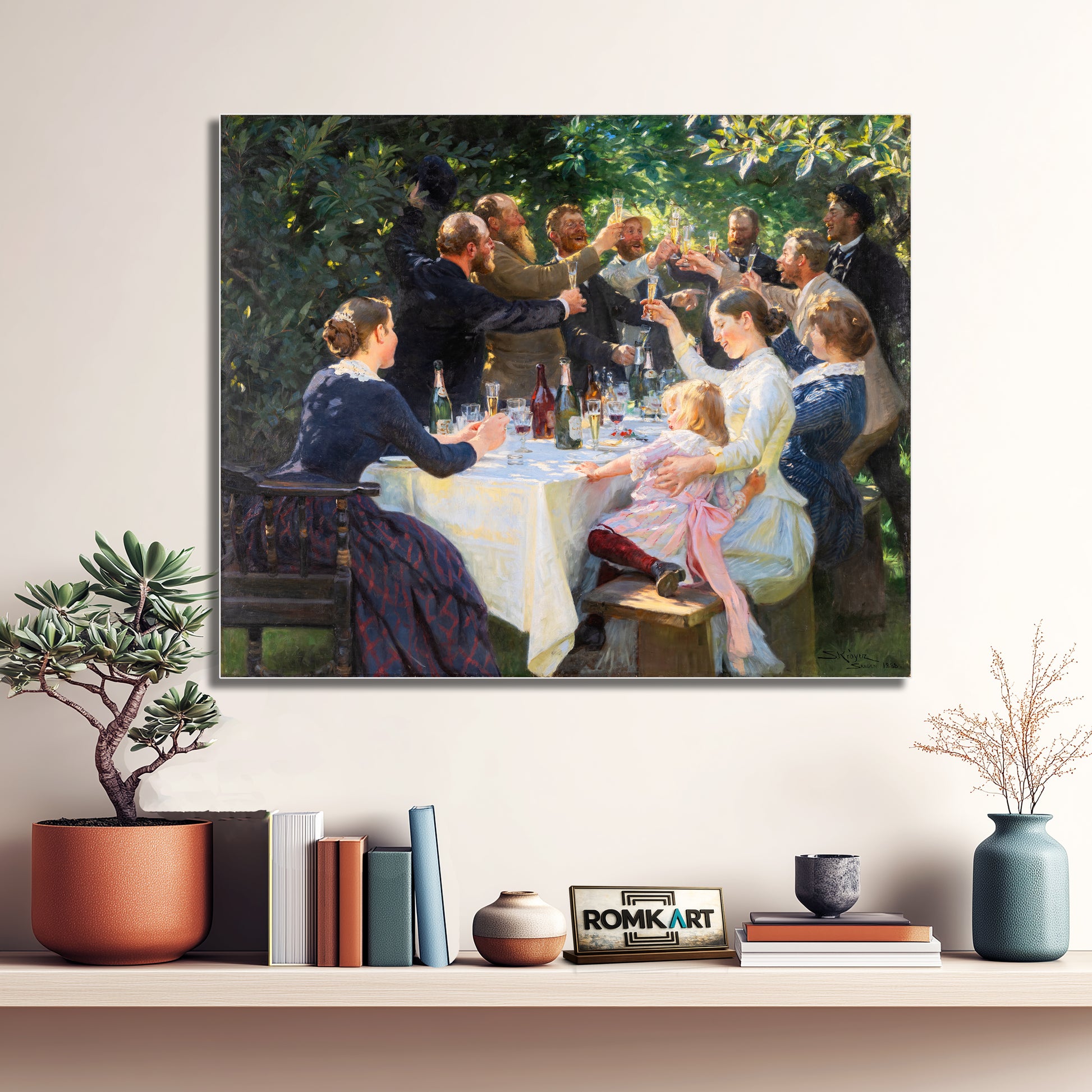 Peder Severin Kroyer Hip Hip Hurra – Reproduction