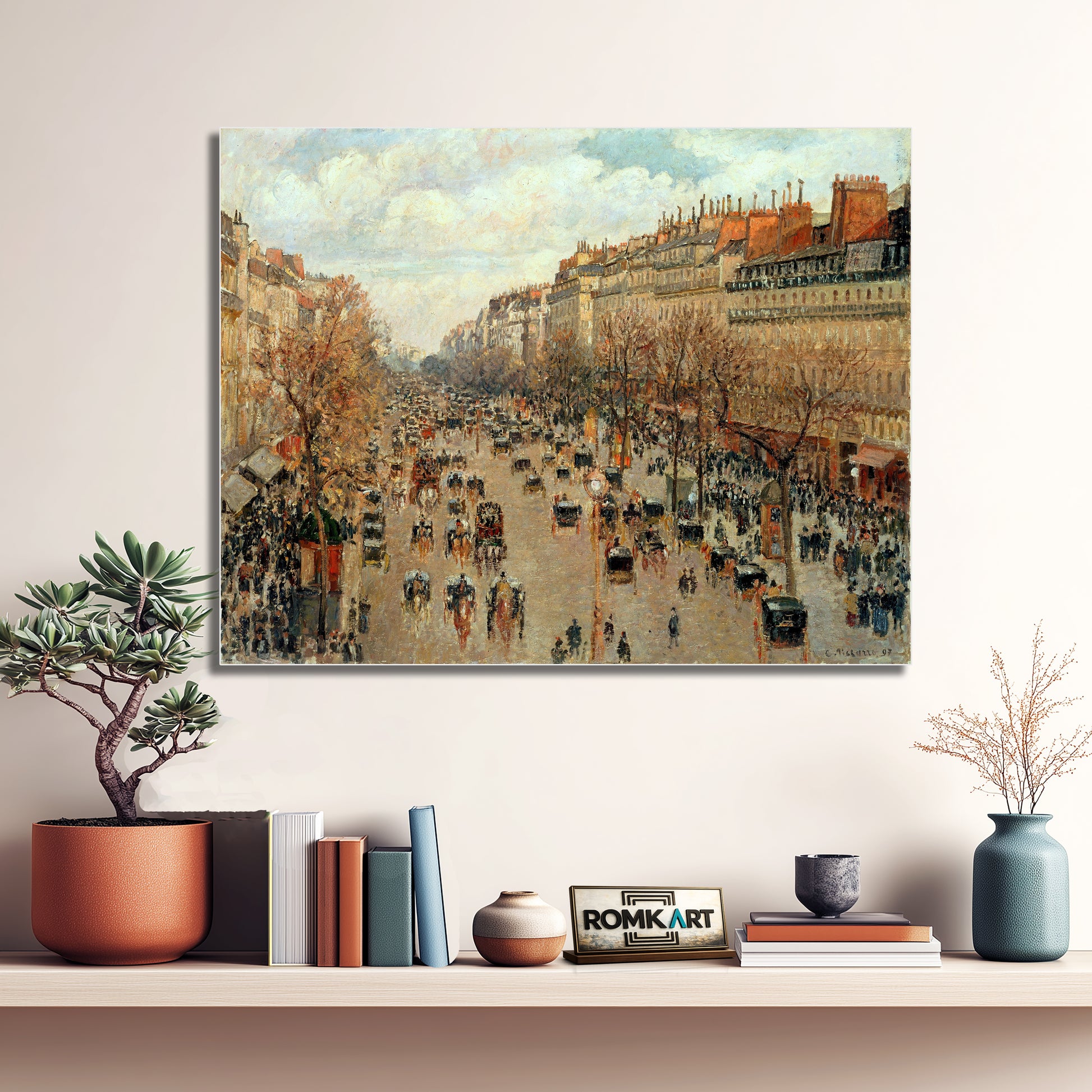 Camille Pissarro The Boulevard Montmartre Afternoon Sun 1897 – Reproduction
