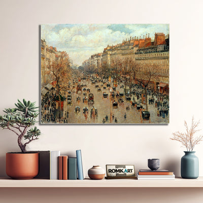 Camille Pissarro The Boulevard Montmartre Afternoon Sun 1897 – Reproduction
