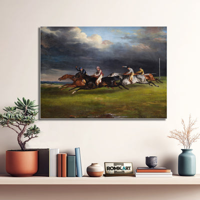 Theodore Gericault The 1821 Derby At Epsom – Reproduction