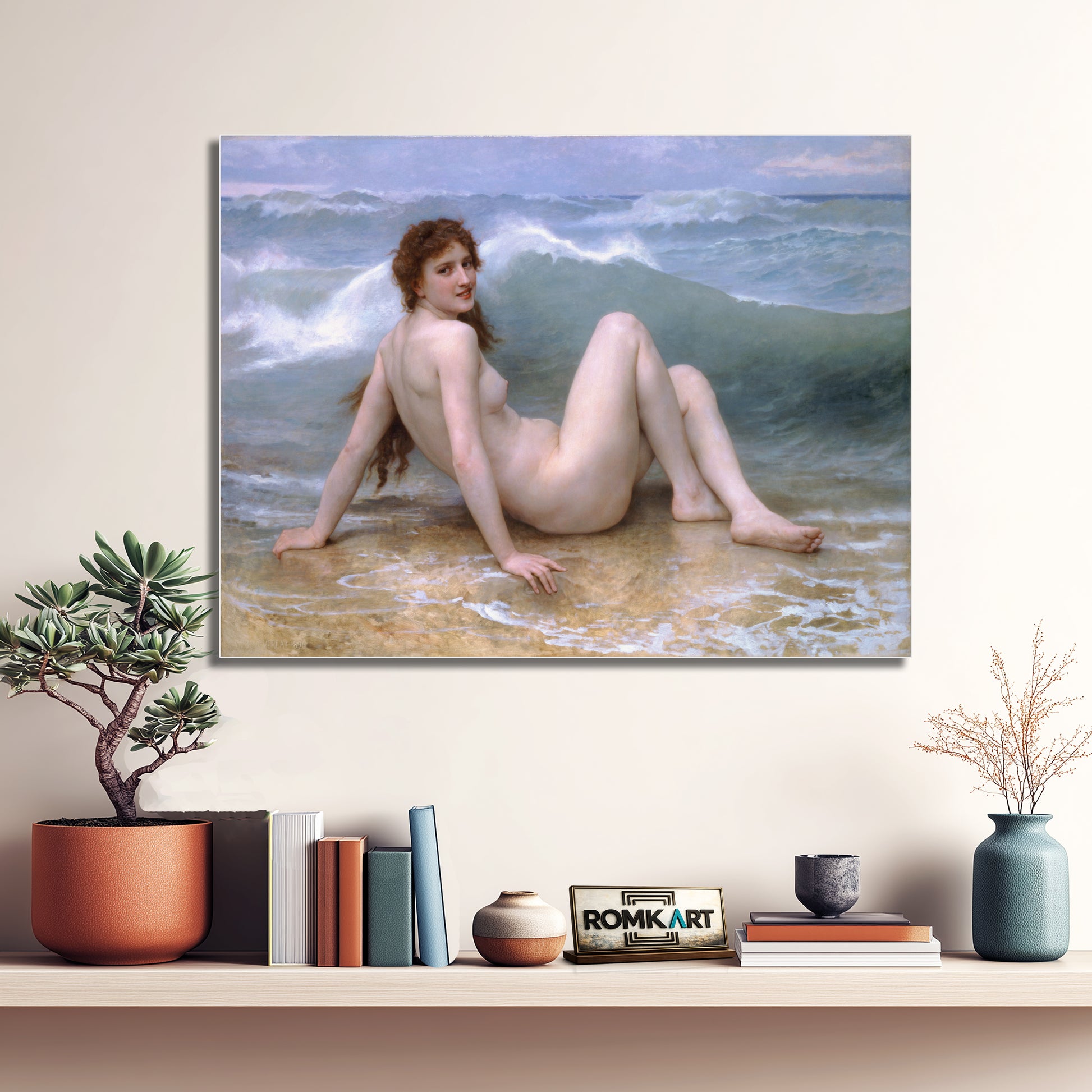 William Adolphe Bouguereau The Wave 1896 – Reproduction