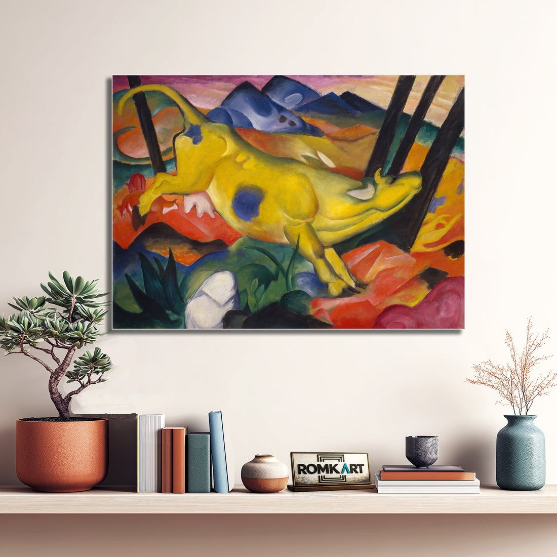 Franz Marc Yellow Cow 1911 – Reproduction