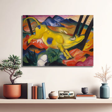 Franz Marc Yellow Cow 1911 – Reproduction