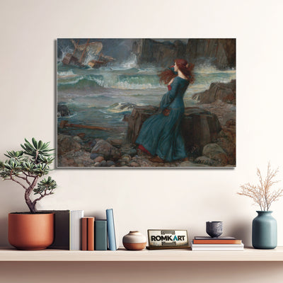 John William Waterhouse Miranda The Tempest 1916 – Reproduction