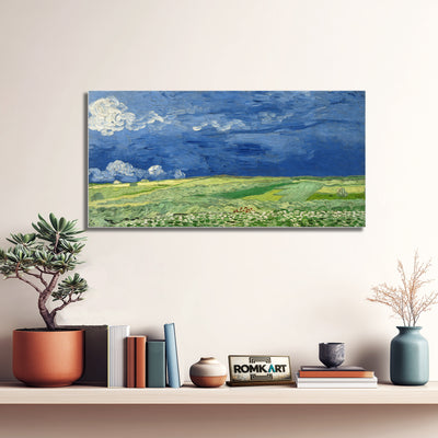 Vincent Van Gogh Wheatfield Under Thunderclouds 1890 – Reproduction