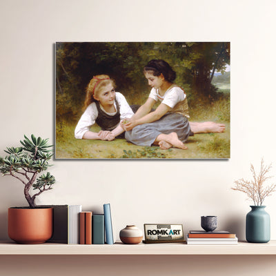 William Adolphe Bouguereau The Hazelnuts The Nut Gatherers 1882 – Reproduction