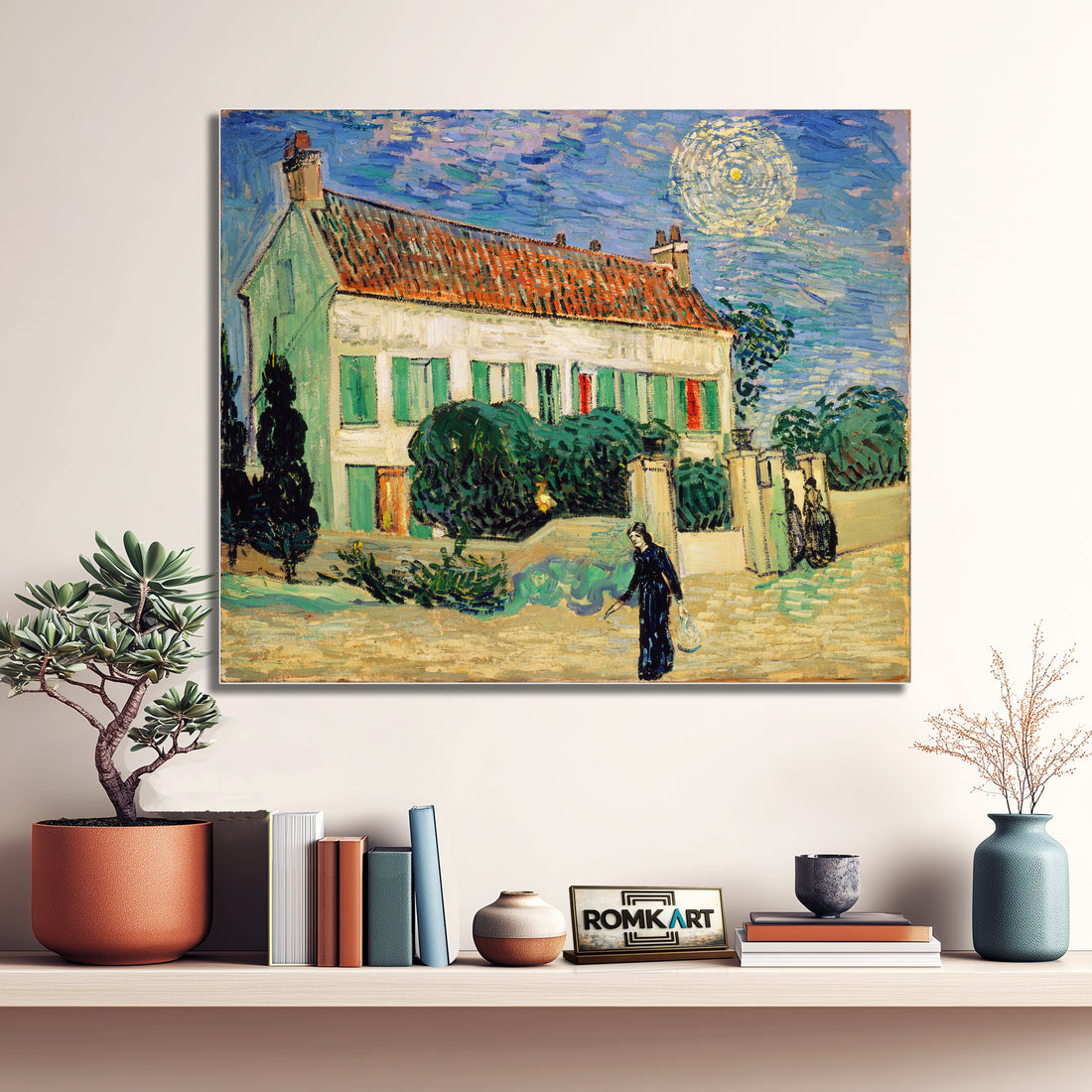 Vincent Van Gogh White House At Night – Reproduction