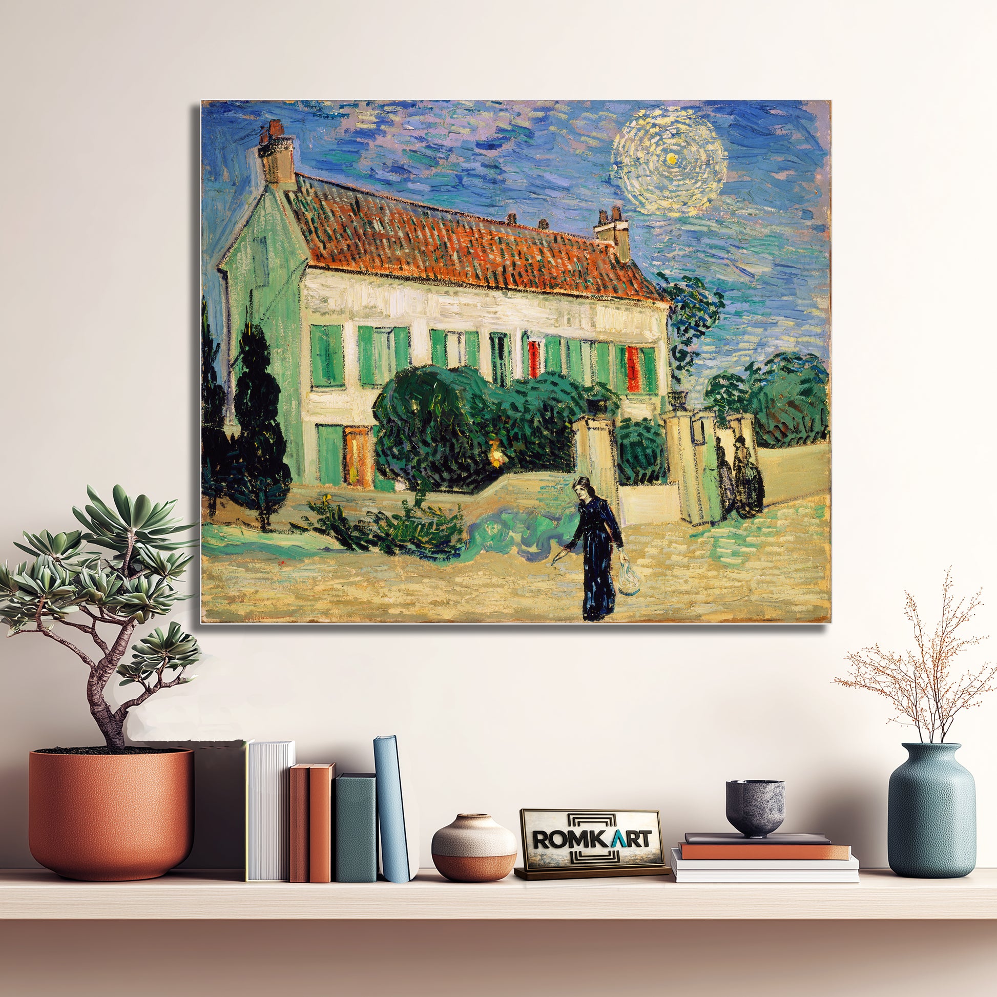 Vincent Van Gogh White House At Night – Reproduction