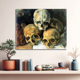 Paul Cezanne Pyramid Of Skulls 1901 – Reproduction