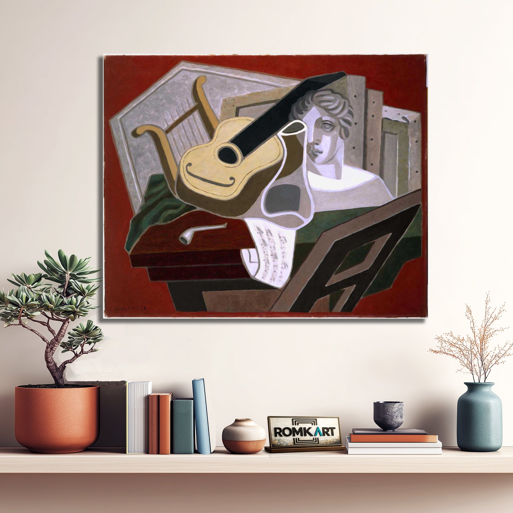 Juan Gris - The Musician's Table 1926 Cubism – Reproduction
