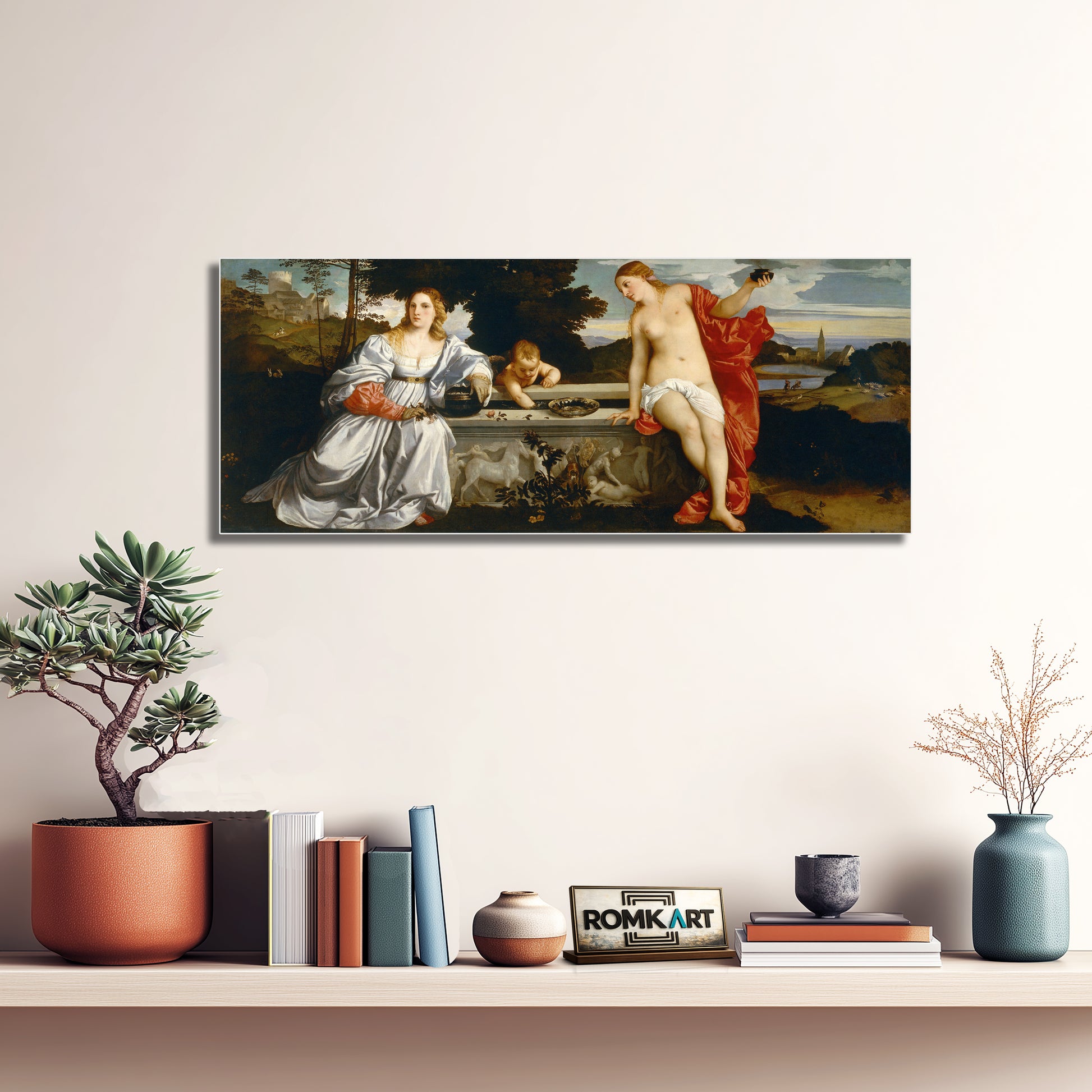 Titian Sacred And Profane Love 1514 – Reproduction