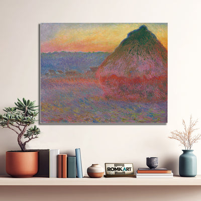 Claude Monet Meule Grainstack 1890- 1891 – Reproduction