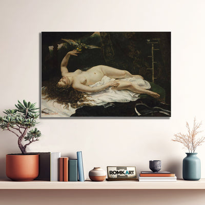 Gustave Courbet Woman With A Parrot 1866 – Reproduction