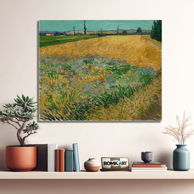 Vincent Van Gogh Wheatfield 1888 – Reproduction