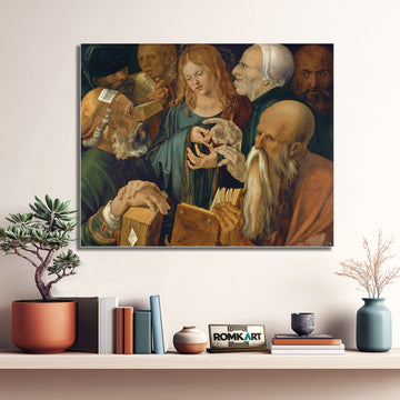 Albrecht Durer Christ Among The Doctors 1506 – Reproduction