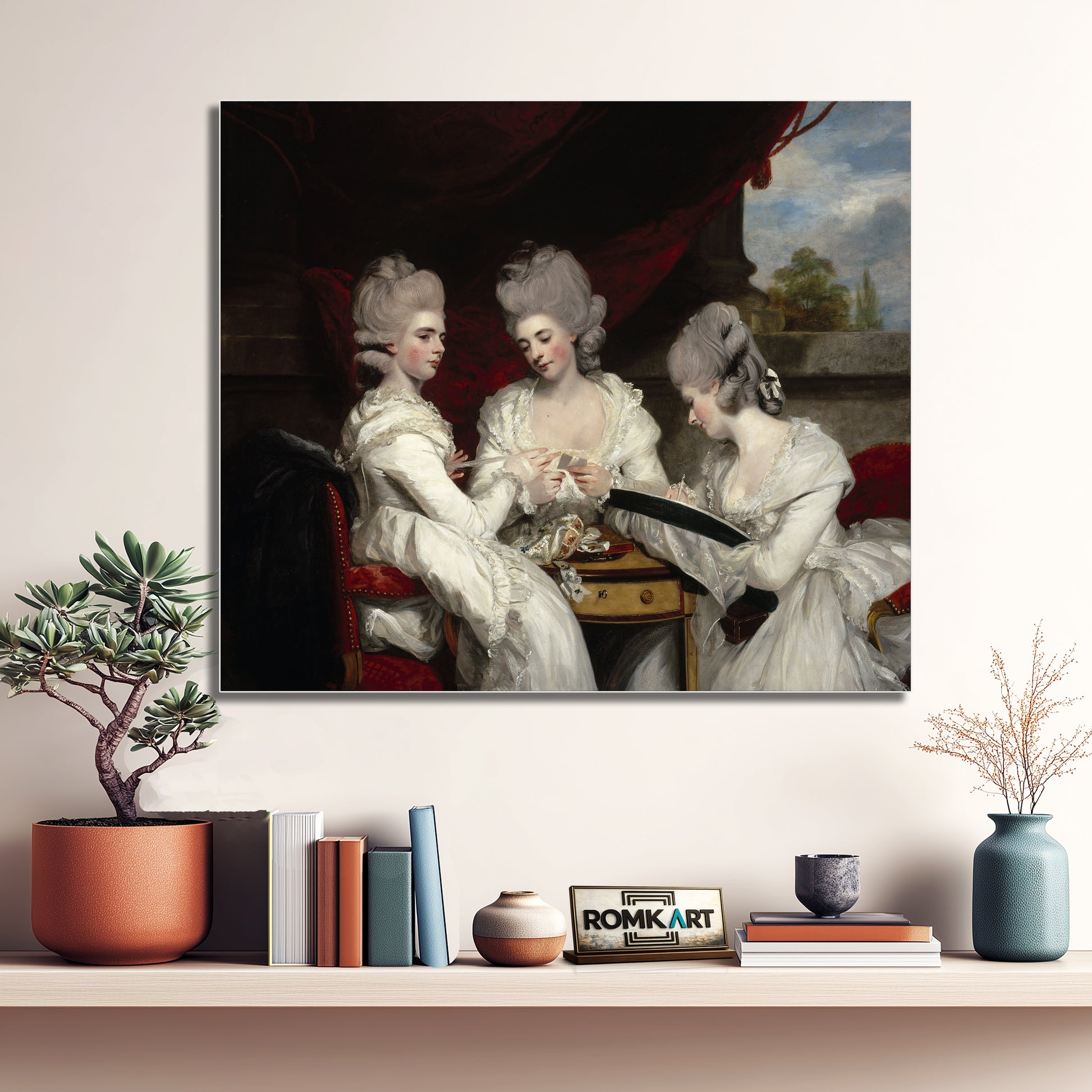 Sir Joshua Reynolds The Ladies Waldegrave 1780 – Reproduction