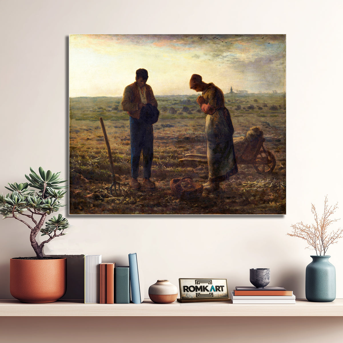 Jean-francois Millet The Angelus 1857-59 – Reproduction