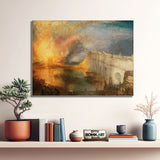William Turner The Burning Of The Houses Of Lords And Commons 1834 – Reproduction