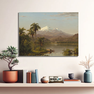 Frederic Edwin Church Tamaca Palms 1854 – Reproduction