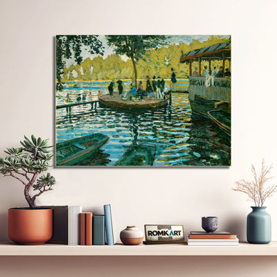 Claude Monet La Grenouillre 1869 – Reproduction