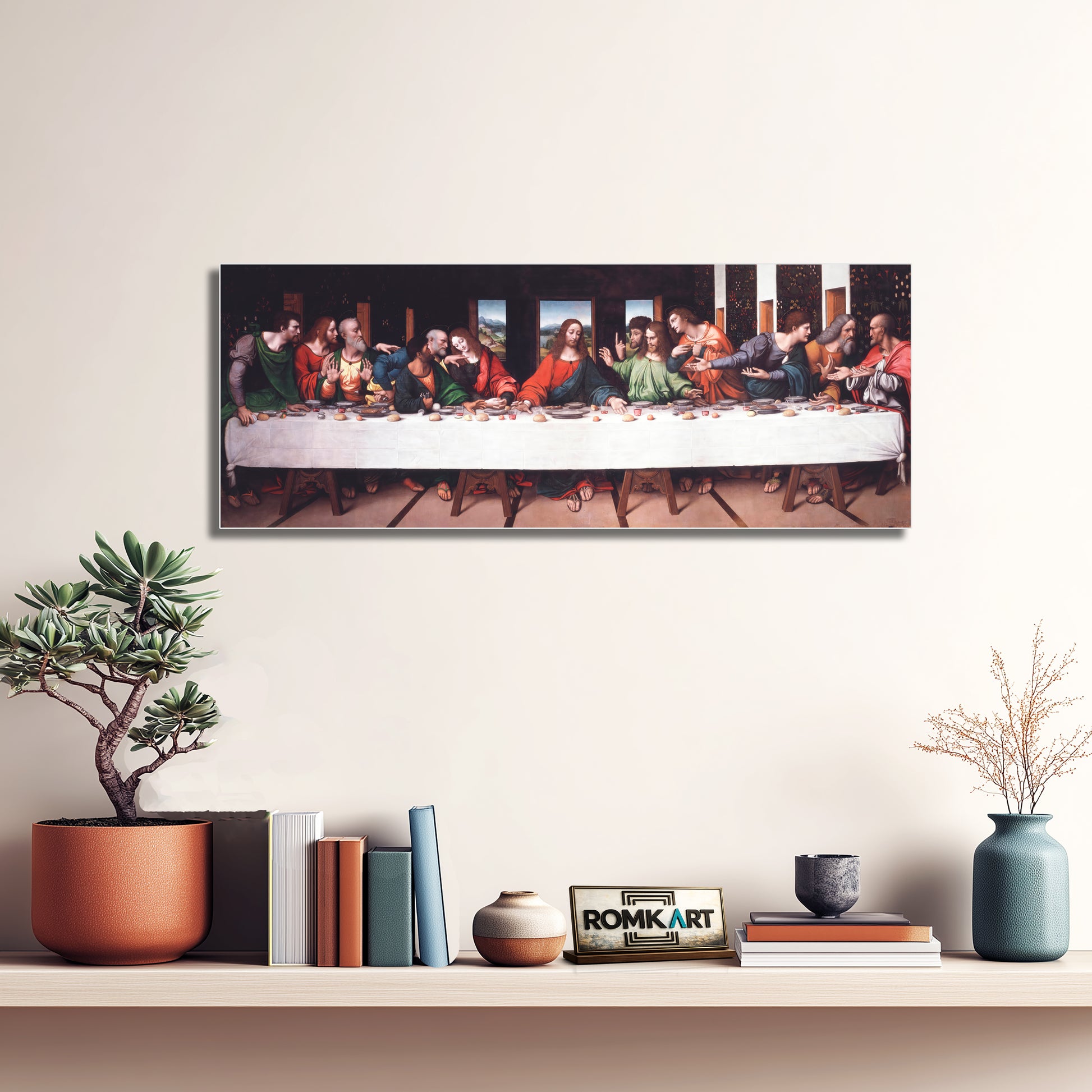 Leonardo Da Vinci The Last Supper 1498 – Reproduction