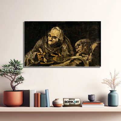 Francisco De Goya Two Old Men Eating 1820-1823 – Reproduction