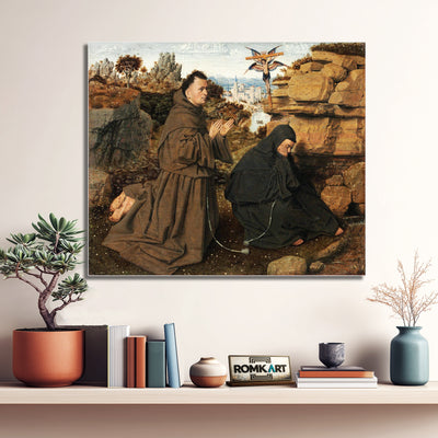 Jan Van Eyck Saint Francis Of Assisi Receiving The Stigmata 1430-1432 – Reproduction
