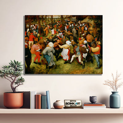 Pieter Bruegel The Elder The Wedding Dance 1566 – Reproduction