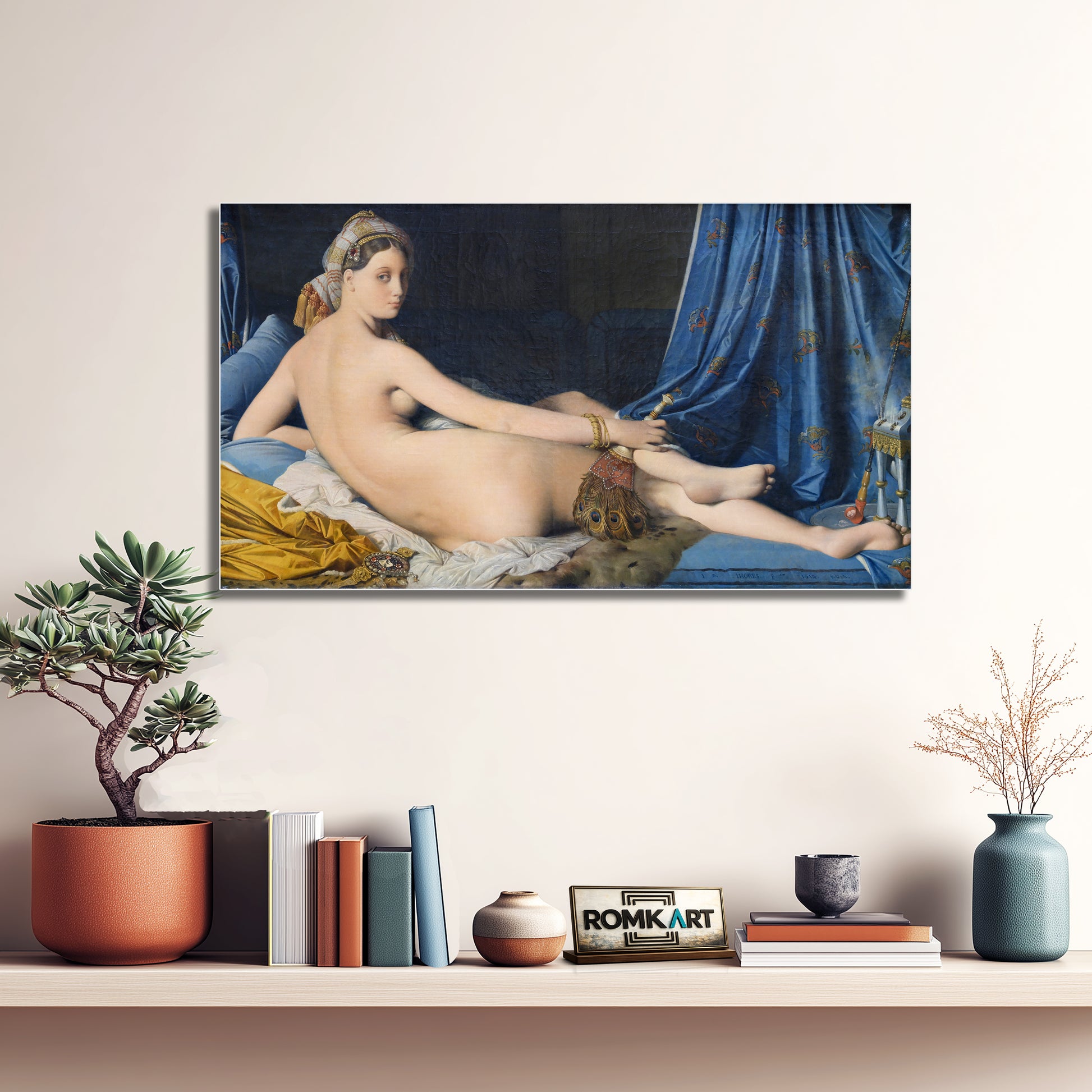 Jean Auguste Dominique Ingres The Grande Odalisque 1814 – Reproduction
