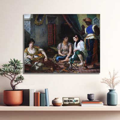 Eugene Delacroix The Women Of Algiers 1834 – Reproduction