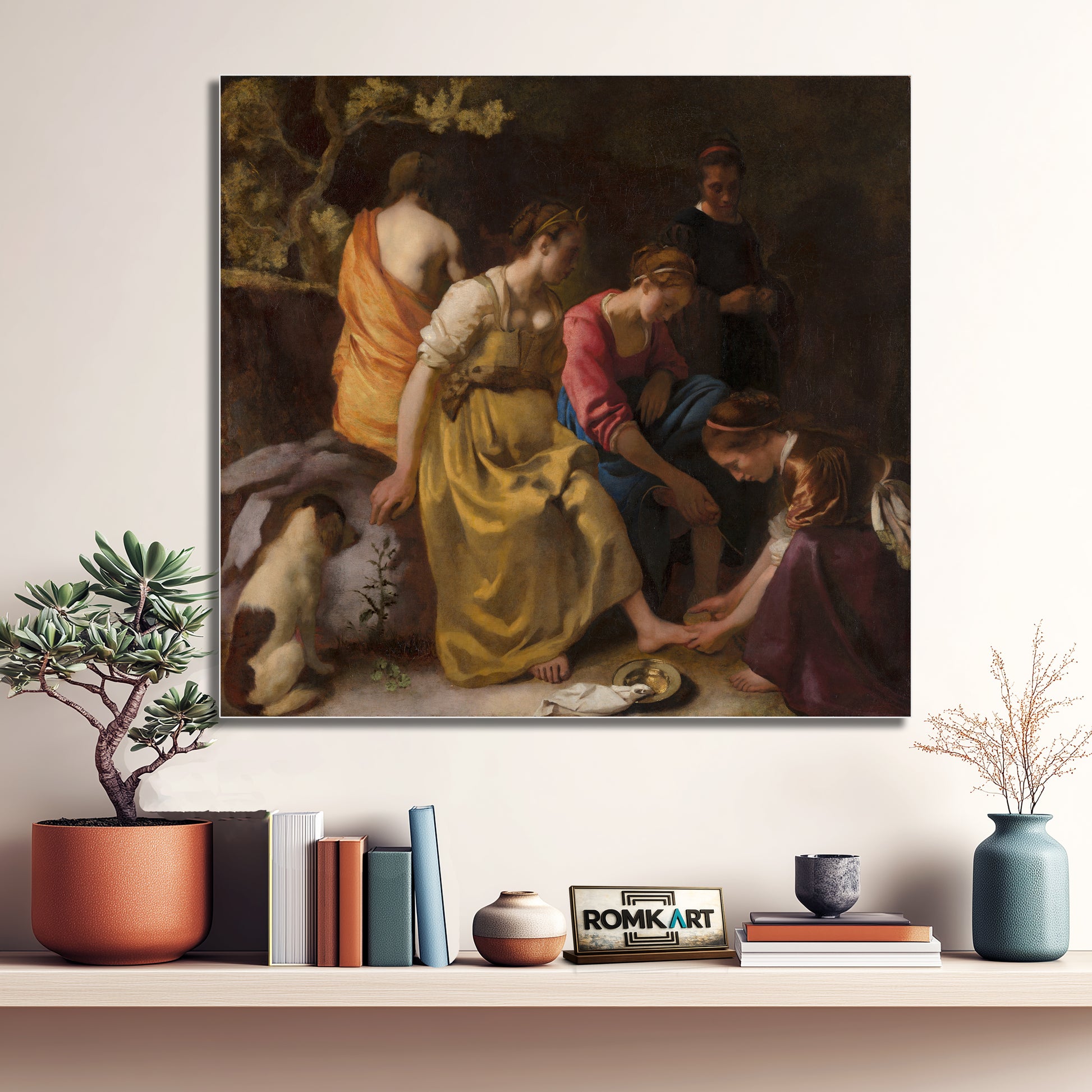 Johannes Vermeer Diana And Her Companions 1655-1656 – Reproduction