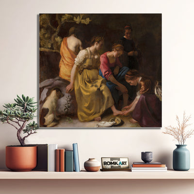 Johannes Vermeer Diana And Her Companions 1655-1656 – Reproduction