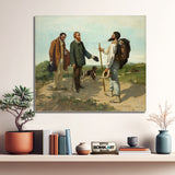 Gustave Courbet The Meeting Or Bonjour Monsieur Courbet 1854 – Reproduction