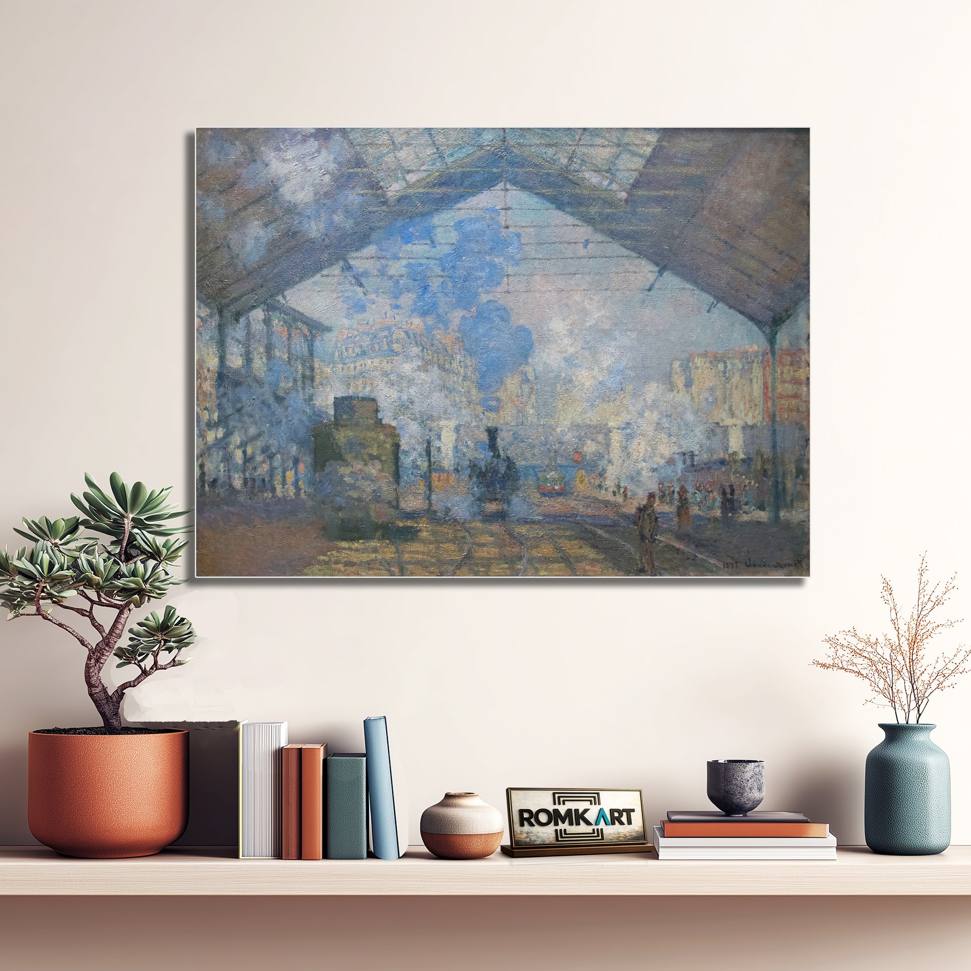 Claude Monet La Gare Saint-lazare 1877 – Reproduction