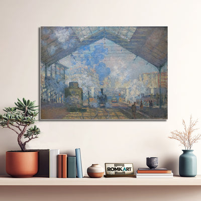 Claude Monet La Gare Saint-lazare 1877 – Reproduction