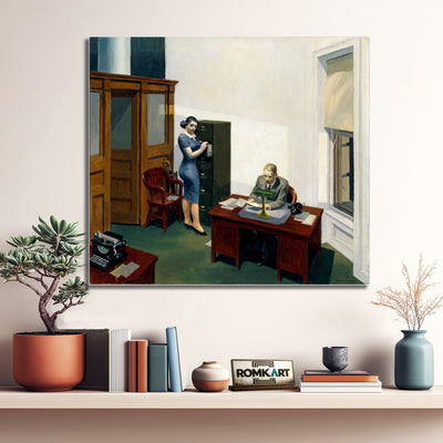 Edward Hopper Office At Night 1940 – Reproduction