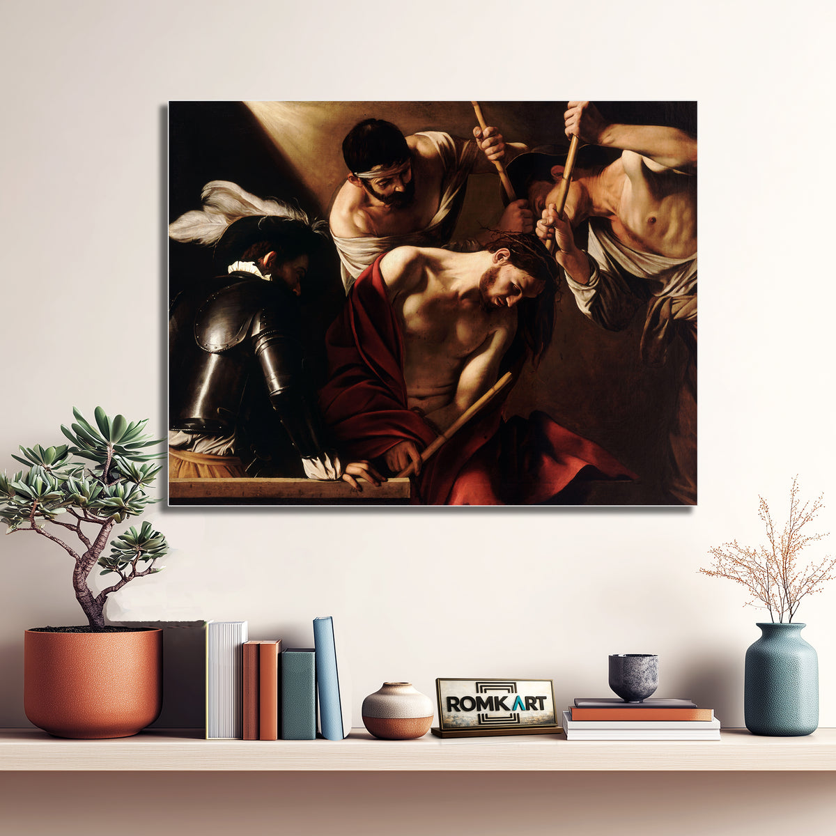 Caravaggio The Crowning With Thorns 1602 – Reproduction