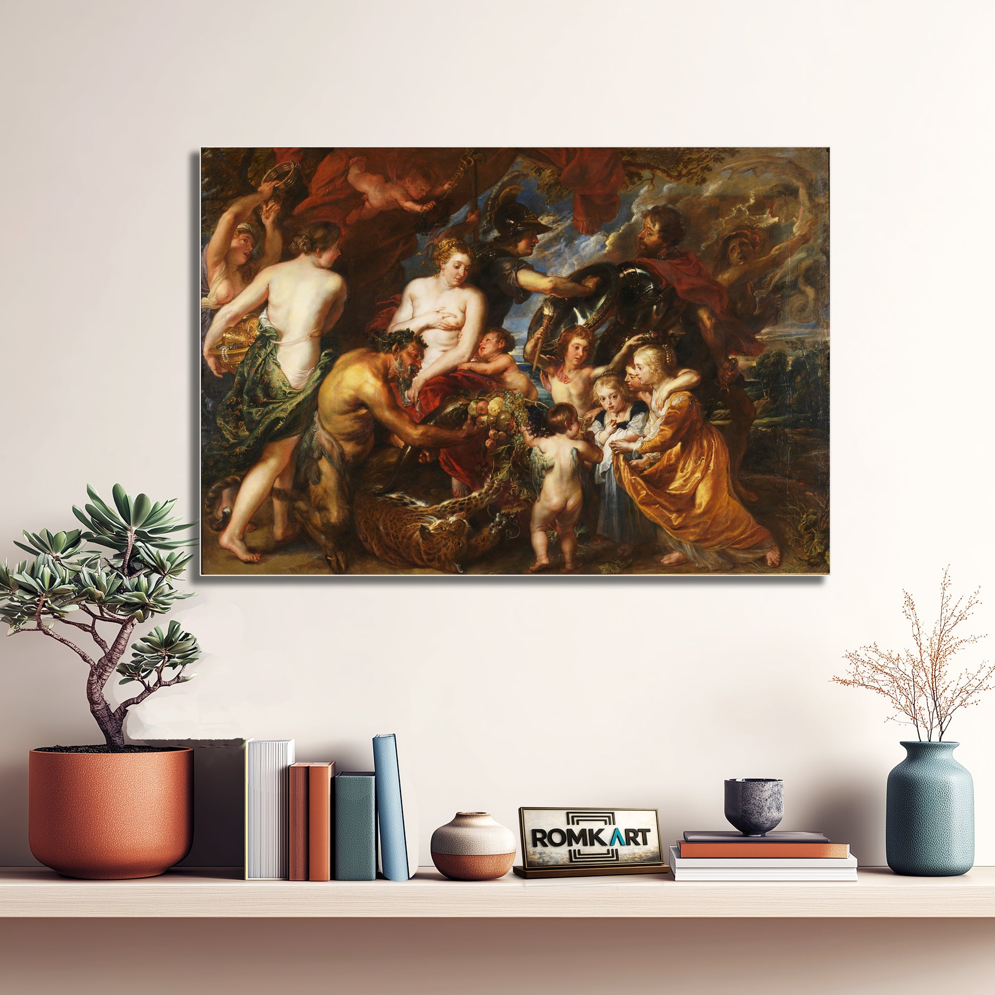 Peter Paul Rubens Minerva Protects Pax From Mars Peace And War 1629 – Reproduction