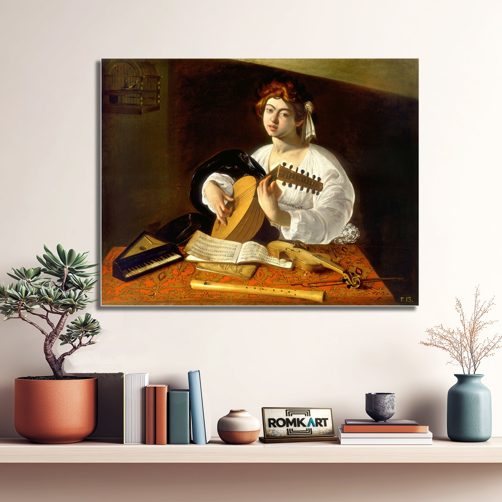 Caravaggio The Lute Player 1600 – Reproduction