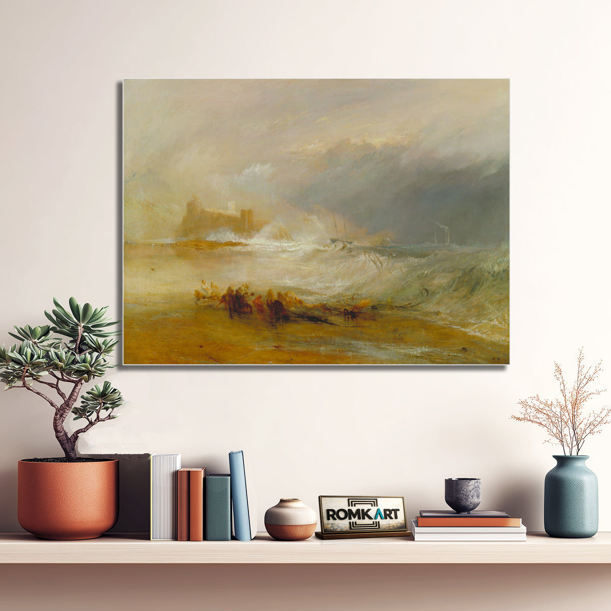 William Turner Wreckers - Coast Of Northumberland – Reproduction