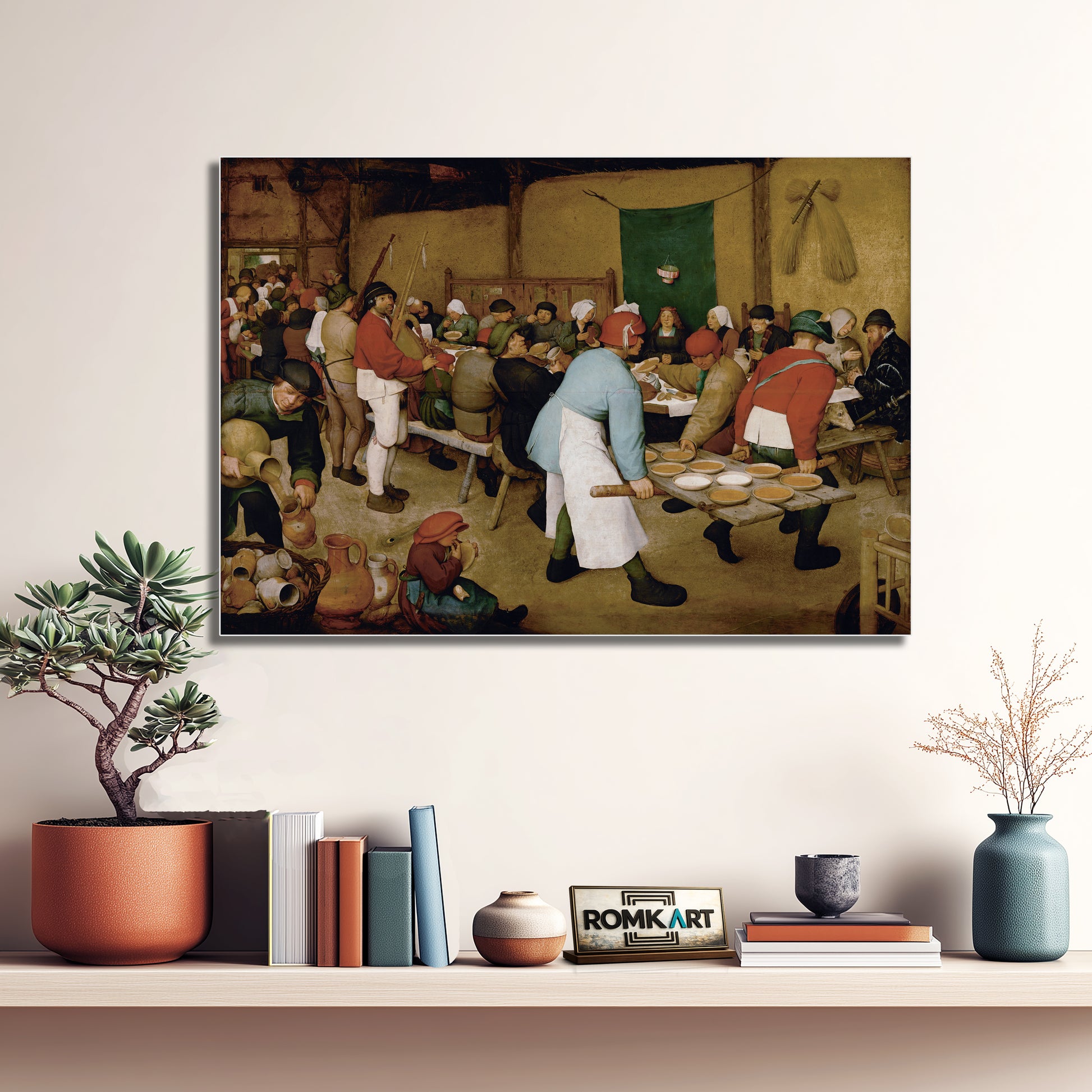 Pieter Bruegel The Elder Peasant Wedding 1566 – Reproduction